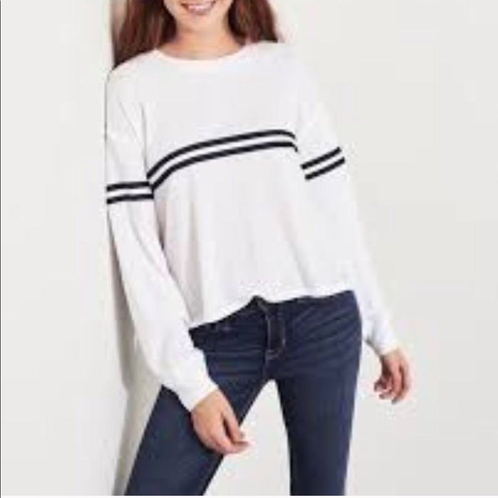 Hollister white Boyfriend Tee